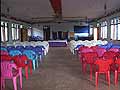 Inside a church on Alor